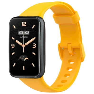 Correa Xiaomi Smart Band 7 Pro Amarillo de Silicona - CROCOCASE