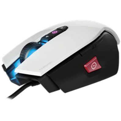 Corsair M65 Pro RGB 12000 dpi PC Gaming Laser Blanco