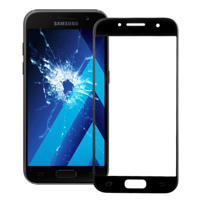 Cristal Frontal Negro - Samsung Galaxy A3 2017