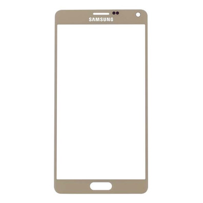 Cristal frontal para Samsung Galaxy Note 4 Oro