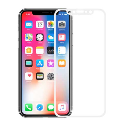 Cristal Templado 3D iPhone X Blanco