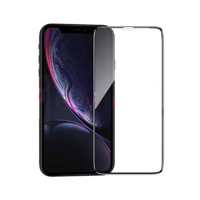 Cristal Templado 5D Negro - iPhone XR