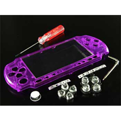 Carcasa PSP 3000 Crystal Purple