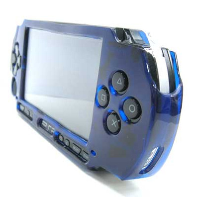 Protector Antigolpes Azul Transparente PSP