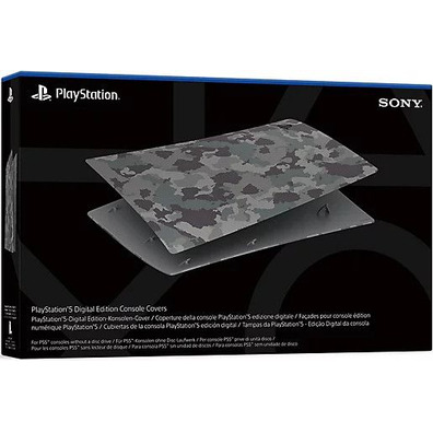 Cubierta PS5 Digital Grey Camo