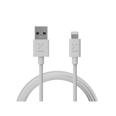 CABLE XTORM GO2 USB-A A LIGHTNING 1M BLANCO