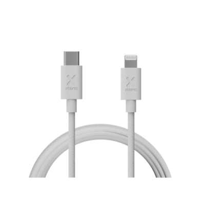Cable Xtorm Blanco USB-C a Lightning 1M - Oficial Xtorm