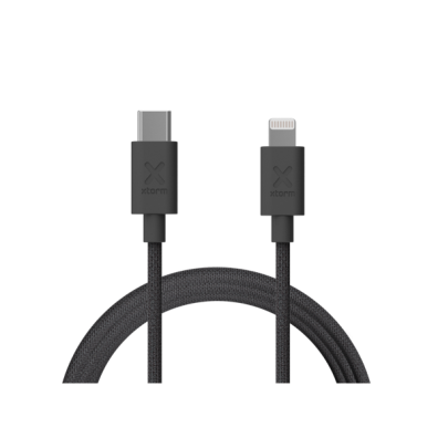 Cable XTORM USB-C a LIGHTNING 1M Negro