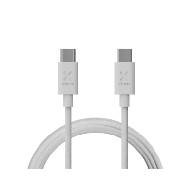 Cable XTORM USB-C a USB-C PD 100W 1M Blanco