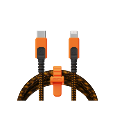 Cable Xtorm USB-C a Lightning 1.5m Negro/Naranja Xtorm