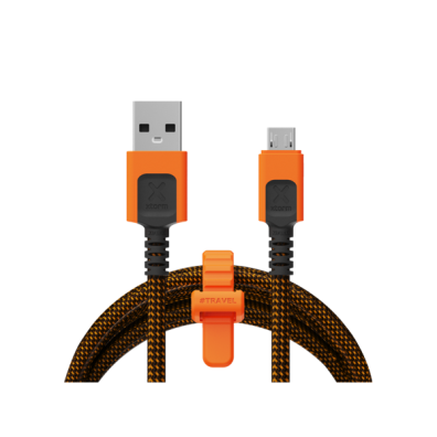 Cable Xtorm Negro/Naranja Xtorm USB-A a Micro USB 1.5M