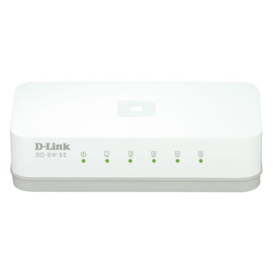 Switch D-Link 5 Puertos Ethernet | Conexión Rápida 10/100