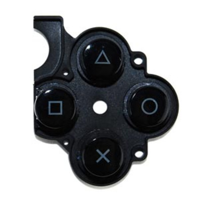Repuesto D-Pad Rubber y Botones Black PSP Slim