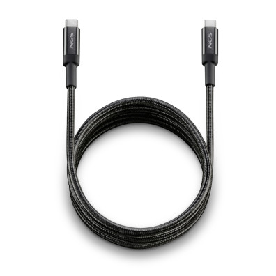 Cable USB-C a USB-C 2M NGS KNOT100W-2 - 100W de Longitud