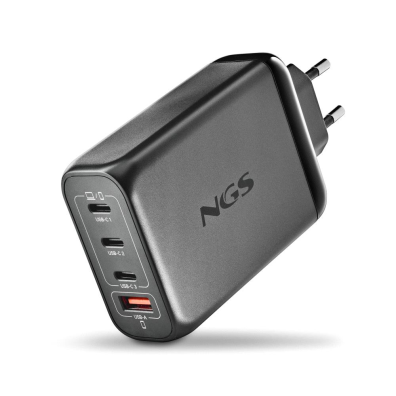 CARGADOR DE PARED NGS BUD 140W GaN 3xUSB-C 1xUSB-A