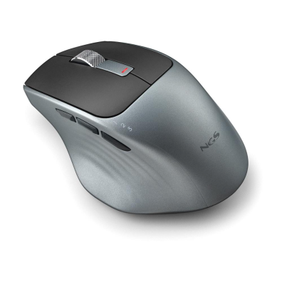 Ratón Inalámbrico NGS LUSH-RB BT 2.4 1600DPI Negro Recargable - 6 Botones Silencioso Multidispositivo