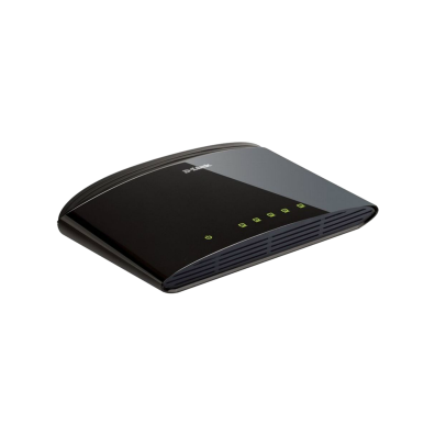 Switch Ethernet D-Link de 5 Puertos - Conexión Rápida 10/100