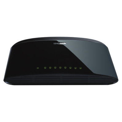 Switch D-Link 8 Puertos Ethernet Rápido 10/100