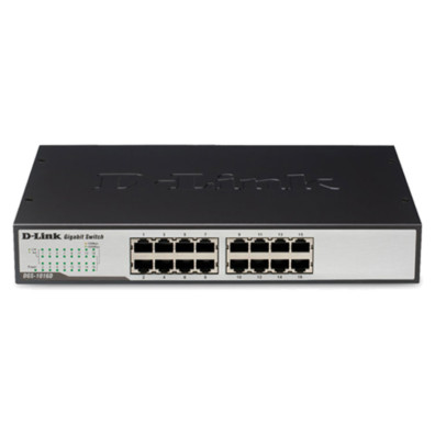 Switch D-Link 16 Puertos Gigabit - Rápido y Confiable