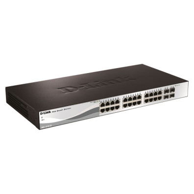 Switch D-Link 28 Puertos Gigabit 10/100 +4 Gbit. SFP