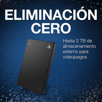 Disco Duro Externo Seagate Game Drive 2TB PS4 Negro