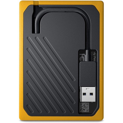 Disco duro Externo SSD Western Digital My Passport Go 500 GB Yellow