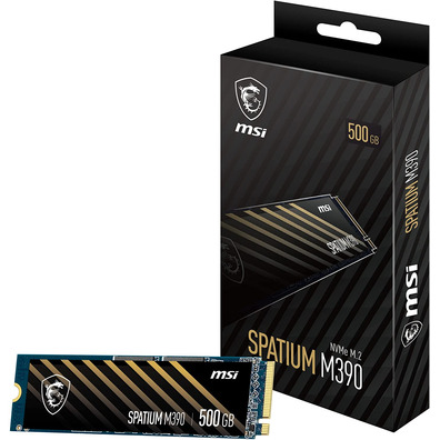 Disco Duro MSI Spatium M390 500GB M2 SSD PCIE3