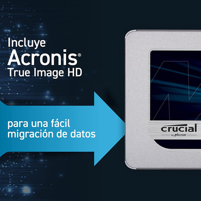 Disco Duro SSD Crucial 2.5'' 1TB 3D NAND SATA MX500