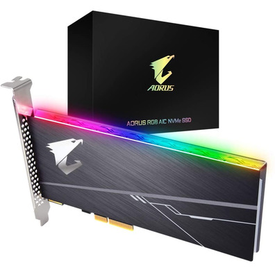 Disco Duro SSD PCIe 1TB Gigabyte Aorus AIC X4 RGB