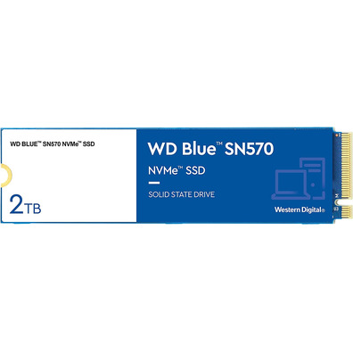 Disco Duro Western Digital Blue SN570 M2 SSD 2TB PCIE NVME