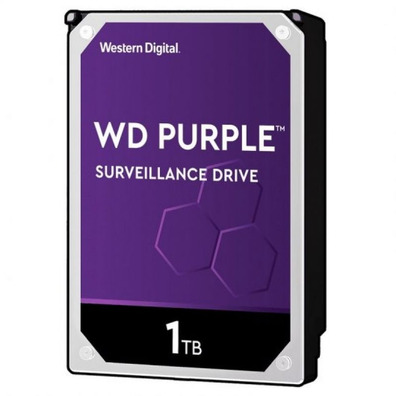 Disco Duro Western Digital Purple (Videovigilancia) 1TB 3.5'' SATA 3