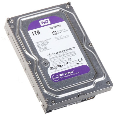 Disco Duro Western Digital Purple (Videovigilancia) 1TB 3.5'' SATA 3