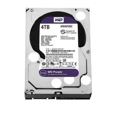 Disco Duro Western Digital Purple (Videovigilancia) 4TB 3.5'' SATA 3