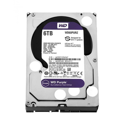 Disco Duro Western Digital Purple (Videovigilancia) 6TB 3.5'' SATA 3