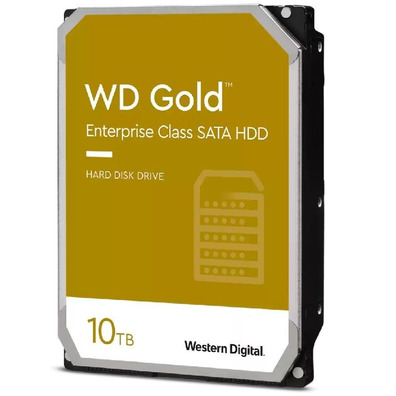 Disco Duro Western Digital WD Gold Enterprise Class 10TB 3.5" SATA III 256MB