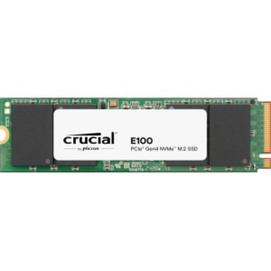 Disco SSD Crucial E100 NVMe 2TB M.2 PCIe 4.0 X4 - Velocidad Lectura 5000MB/s Escritura 3000MB/s
