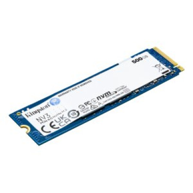 DISCO M.2 NVMe 500GB KINGSTON PCIe 4.0 x4 - Velocidad Lectura 5000MB/s y Escritura 3000MB/s