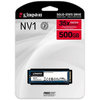 Disco SSD Kingston NV1 500GB M.2 2280 PCIe NVMe