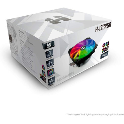 Disipador Nox Hummer H-123 RGB Intel/AMD