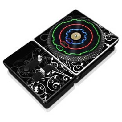 Skin DJ Hero B&W Fleur PS3/Xbox 360