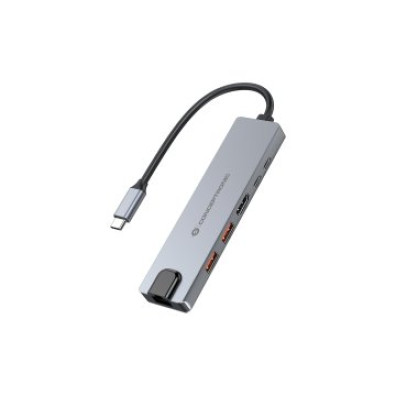 DOCKING CONCEPTRONIC USB-C 6-in-1 1xHDMI 4K 2xUSB-A 3.1 1xUSB-C 2xUSB-C PD140W 1xRJ45 GIGA