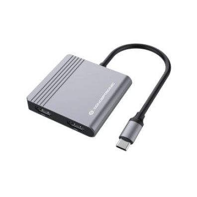 DOCKING USB-C CONCEPTRONIC DONN013 - Carga 100W, 2xHDMI, 1xUSB-A 3.0, 1xUSB-C