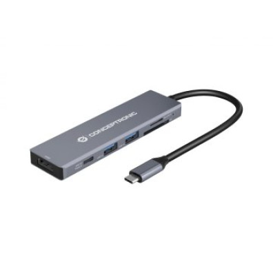 DOCKING USB-C CONCEPTRONIC DONN23G HDMI 4K USB-A 3.0 USB-C PD 100W SD MicroSD