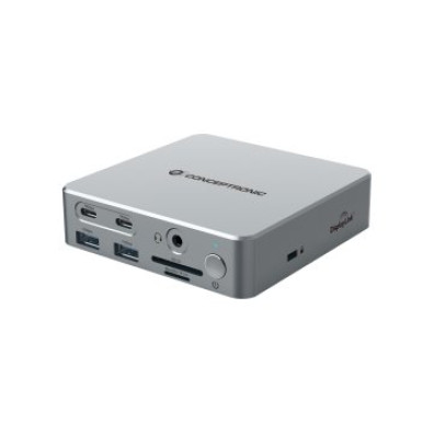 DOCKING USB-C CONCEPTRONIC DONN25G 4K 2xHDMI 1xDISPLAYPORT 2xUSB-A 2xUSB-C 1xJACK 1x1GB