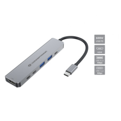 DOCKING USB-C CONCEPTRONIC DONN33G HDMI USB-C PD 100W USB 3.0