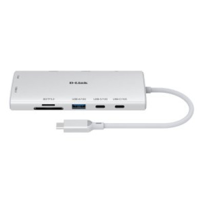 DOCKING USB-C D-LINK DUP-A01 con 2xHDMI 4K, 3xUSB3.0, 1xUSB-C PD 60W, 1xGb RJ45
