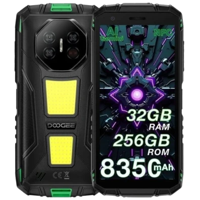 Smartphone Doogee Fire 3 Max 8GB/256GB en Verde - Ideal para Potencia y Almacenamiento