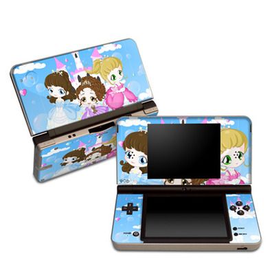 Skin Little Princesses Flowers Nintendo DSi XL