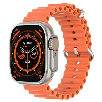 DT NO.1 Ultra 3 Pro Naranja Smartwatch con Pantalla AMOLED de 2.04 Pulgadas