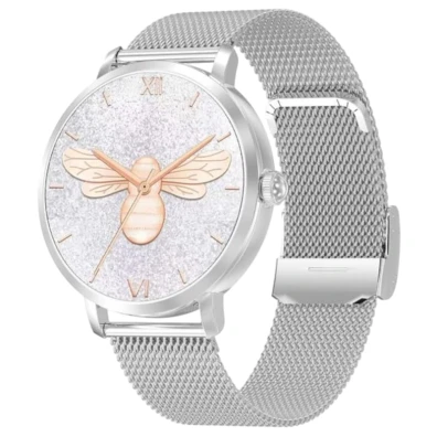 Reloj inteligente DT NO.1 DT S Plata con Correa Metálica